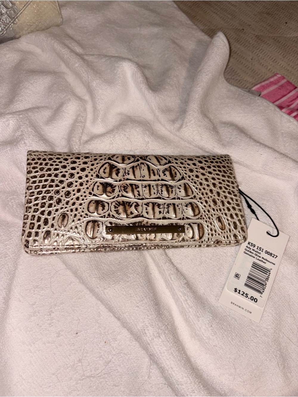 Brahmin Ady Wallet in Golden Glow